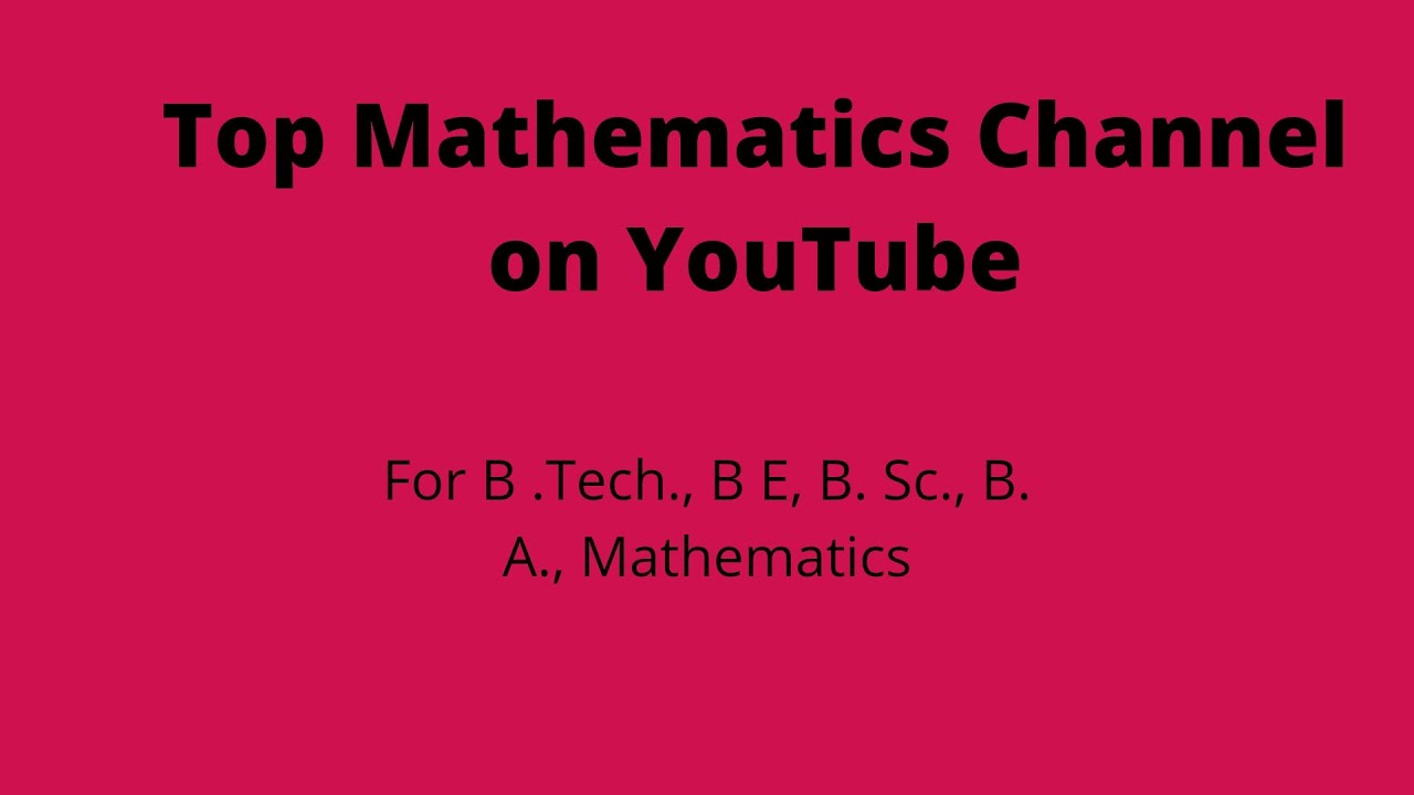 Solve:   d^4y/dx^4+m^4y=0 or (D^4+m^4)y=0  ||Top Mathematics Channel on YouTube||