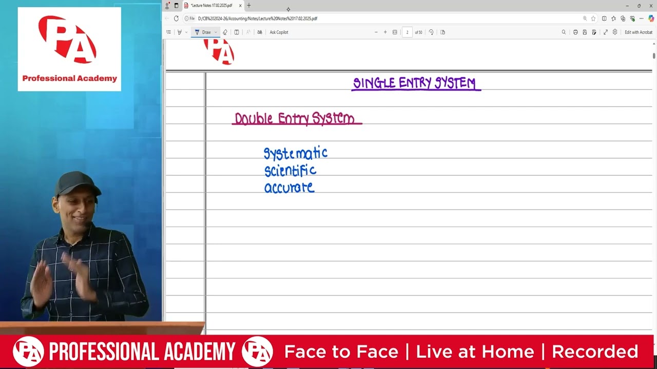 ARB 24-26 FYJC | Ghatkopar | Accounts | 24 FEB 2025 | Prof. Anup Katira