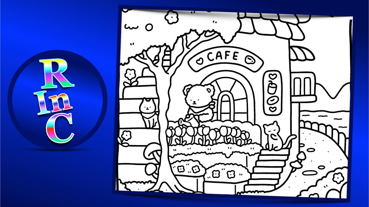 Calming Coloring Video | Cozy Corner Coloring Book - Coco Wyo |  Reelax In Color