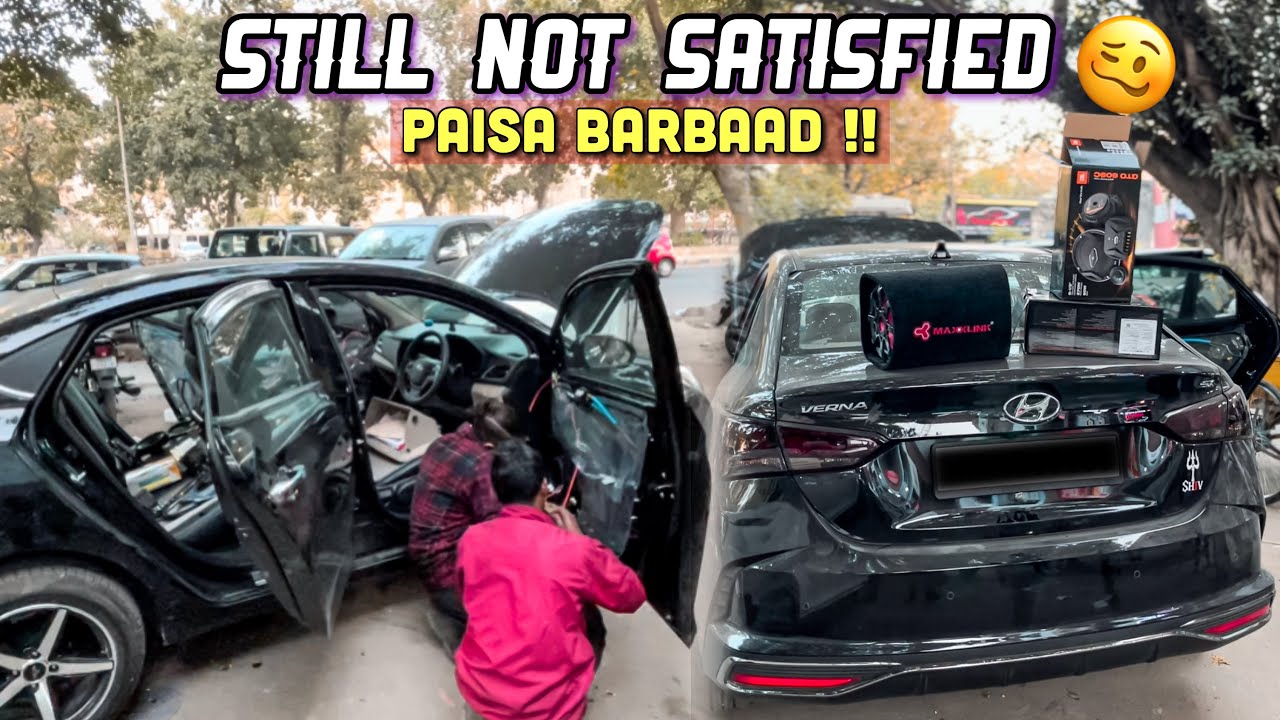 Finally Installing New JBL MUSIC SYSTEM in our Verna ❤️ | YASH