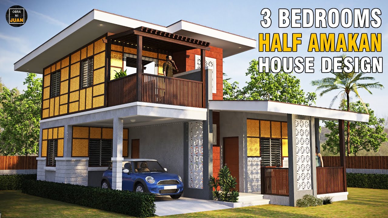 AMAKAN NATIVE HOUSE DESIGN | 3 BEDROOM 2 STOREY HOUSE