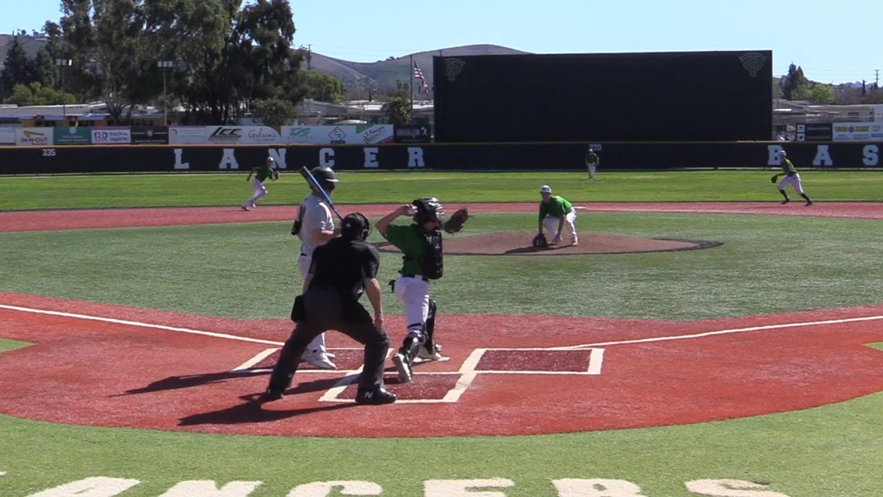 Brady Francisco & Jacob Wilson - Thousand Oaks High School - Runner Caught Stealing - 2-1-2020
