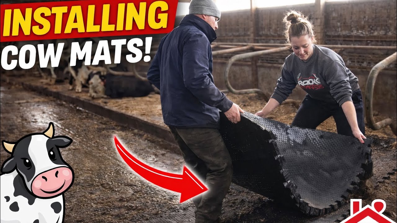 Installing Cow Mats