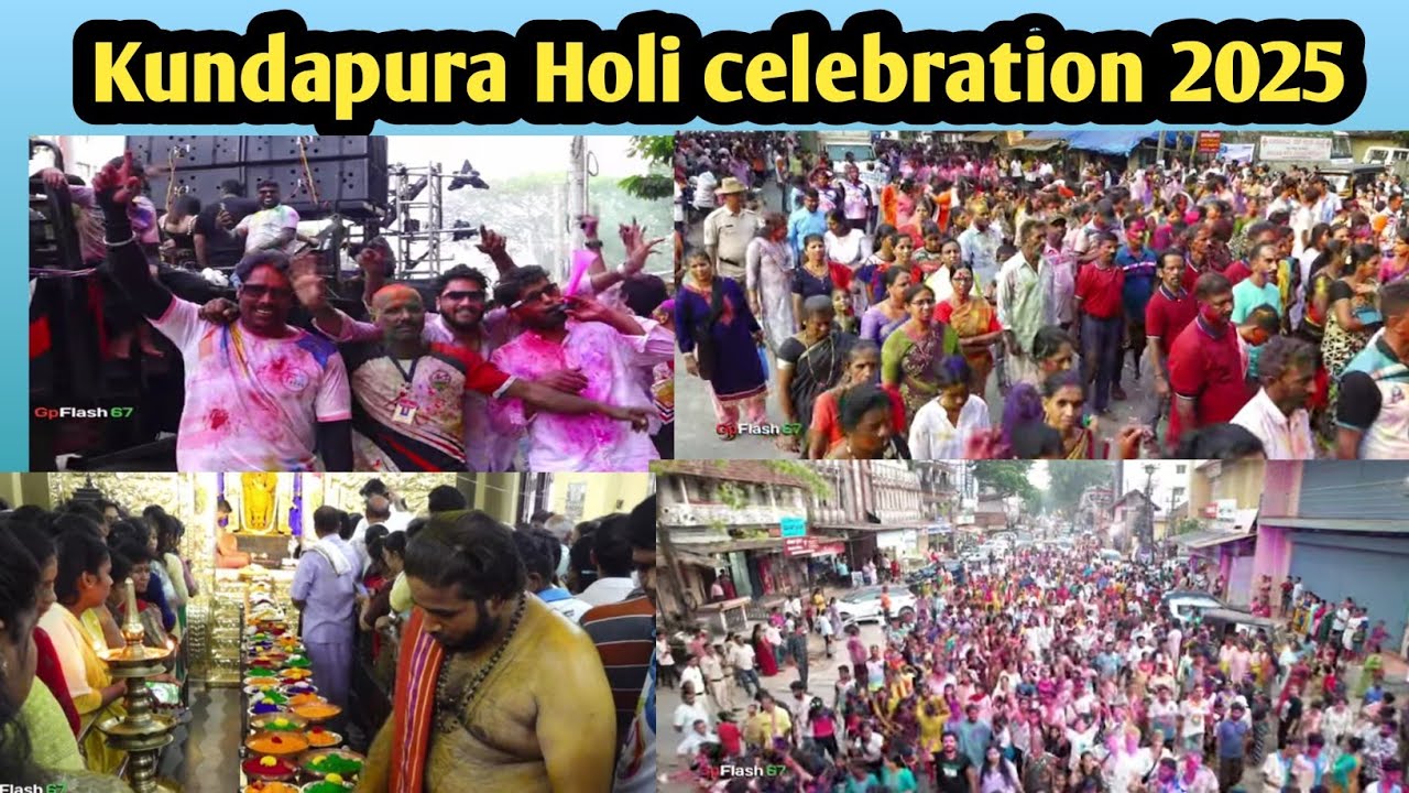 Kundapura Holi celebration 2025