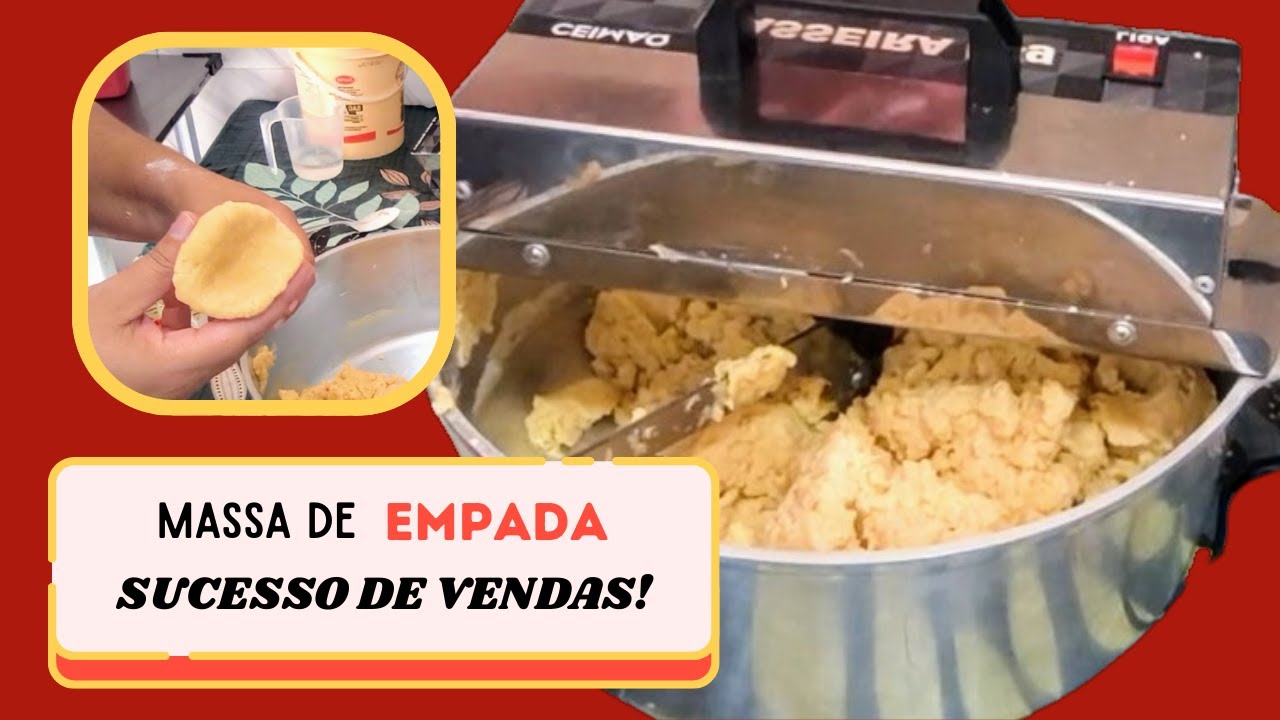 Massa de empada deliciosa passo a passo pra modeladora e manual