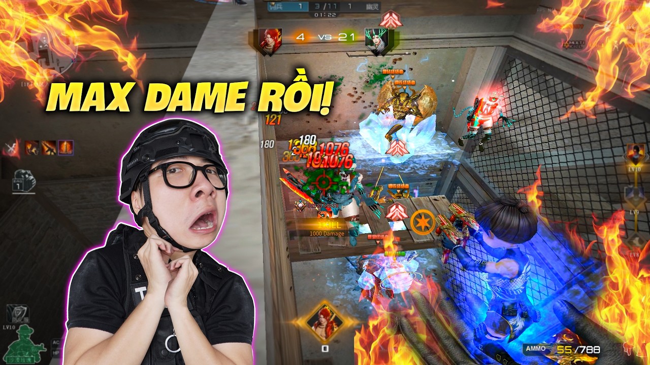 TMP Bupbe Mắt Xanh full Tốc Độ Dame Zombie CF