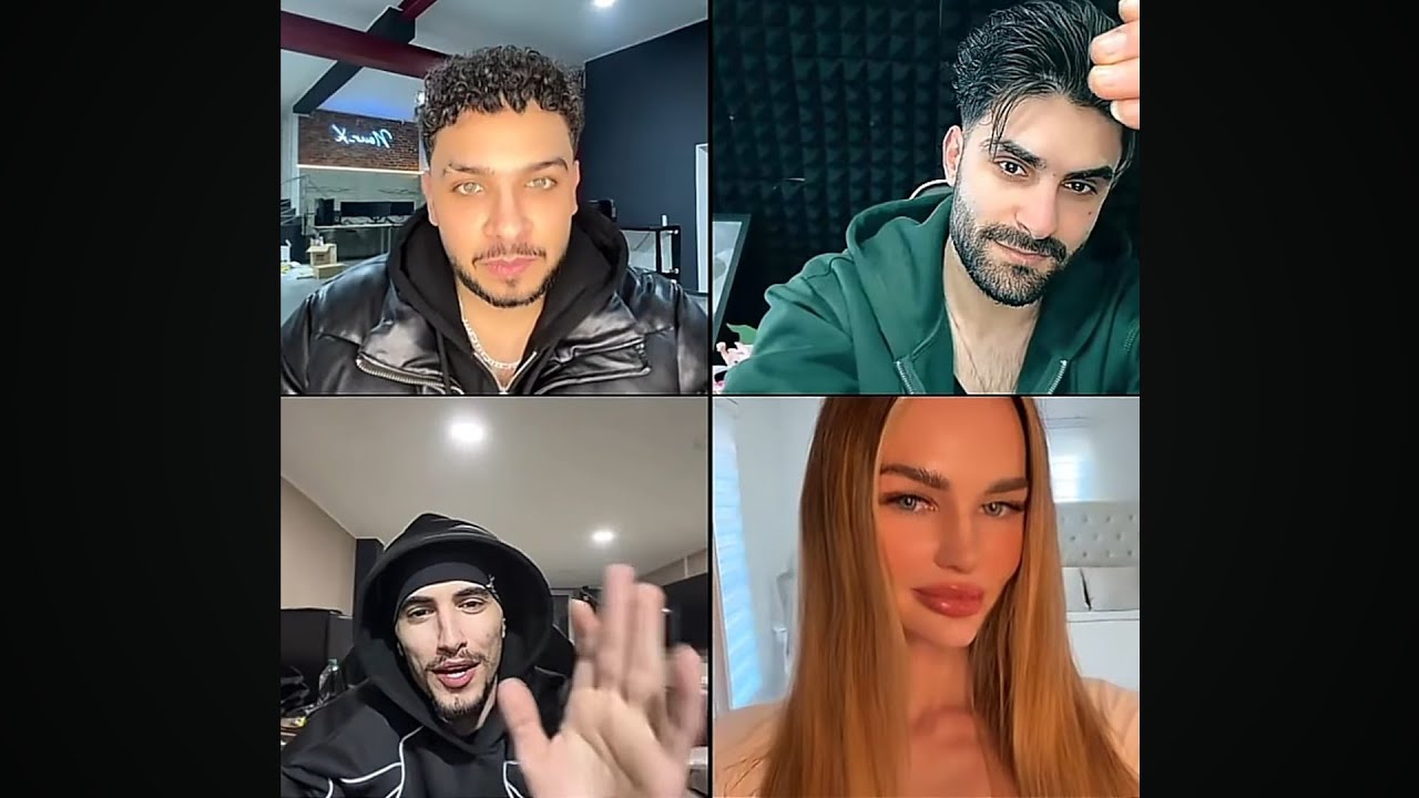 نزار رباعي مع وائل واسامة و محمد كلو حماس مع بنت اجنبيه  وصار يتغزلو فيها جاب العيد وأحكام سلخ 