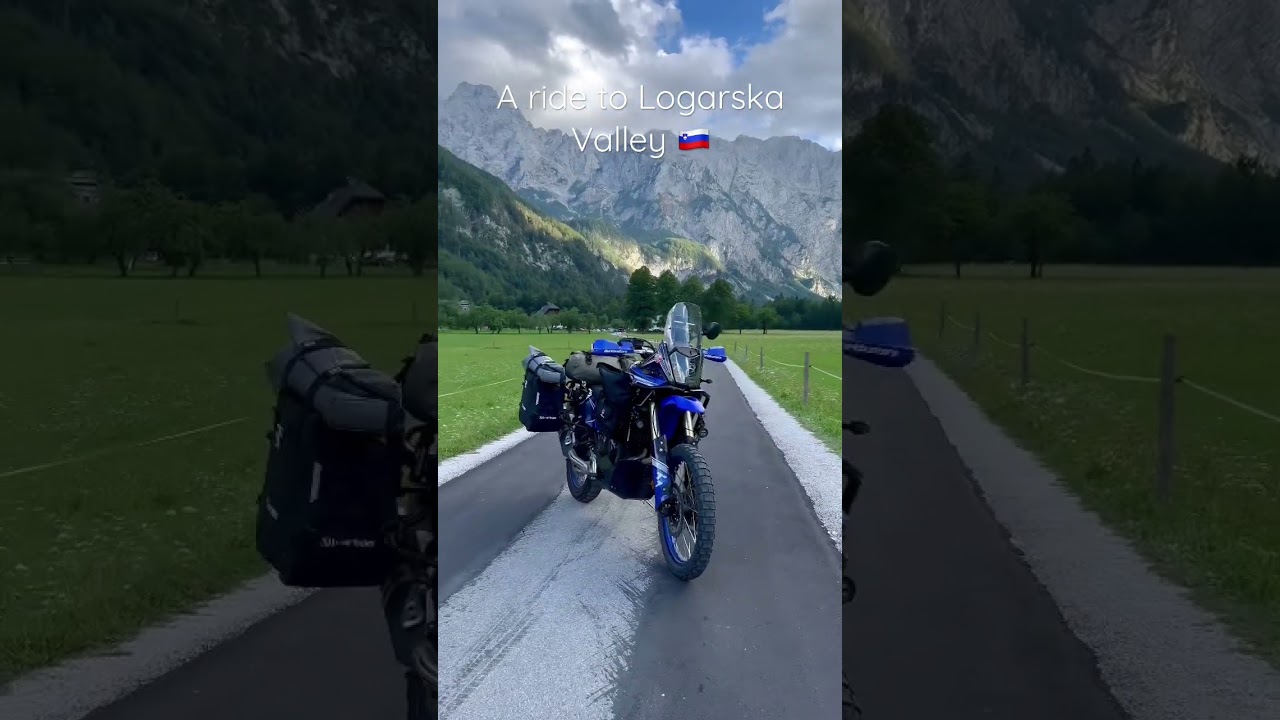 Logarska Valley by motorbike #mototouring #mototrip #tenere700 #yamahamotorcycles #lonerider #t700