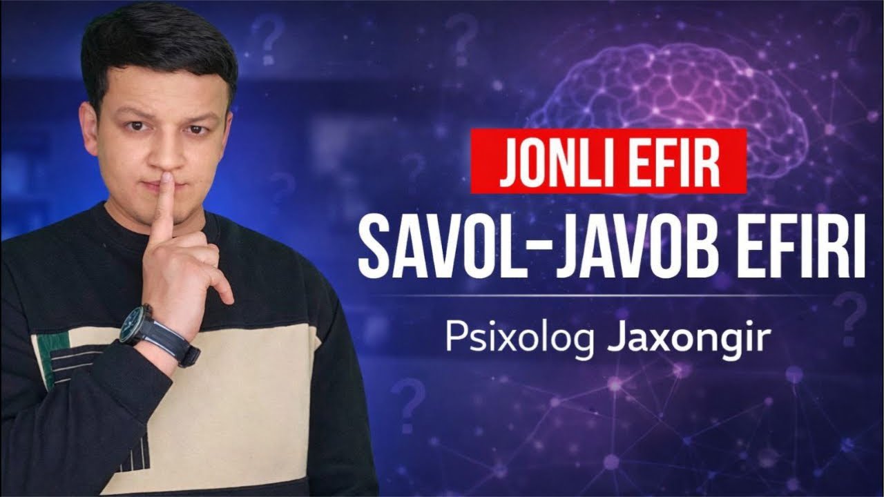 PSIXOLOG JAXONGIR в прямом эфире!