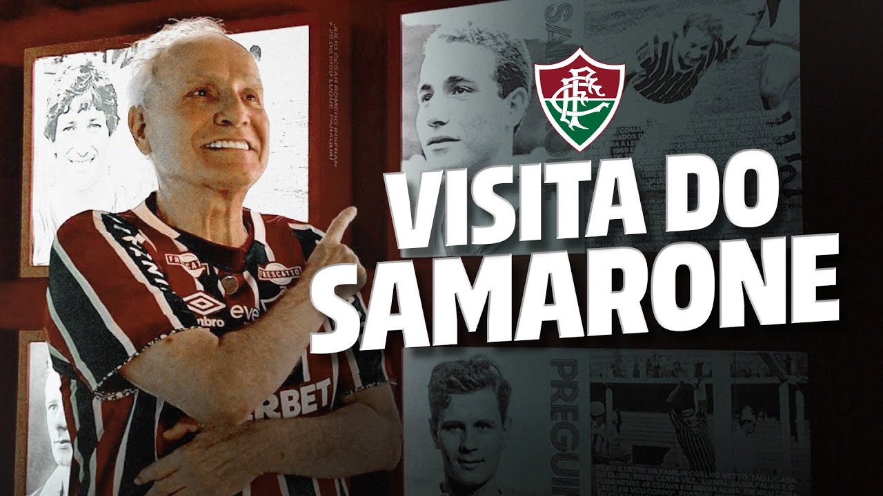 CAMPEÃO BRASILEIRO EM 1970, SAMARONE VISITA CT CARLOS CASTILHO E MUSEU FLUMINENSE