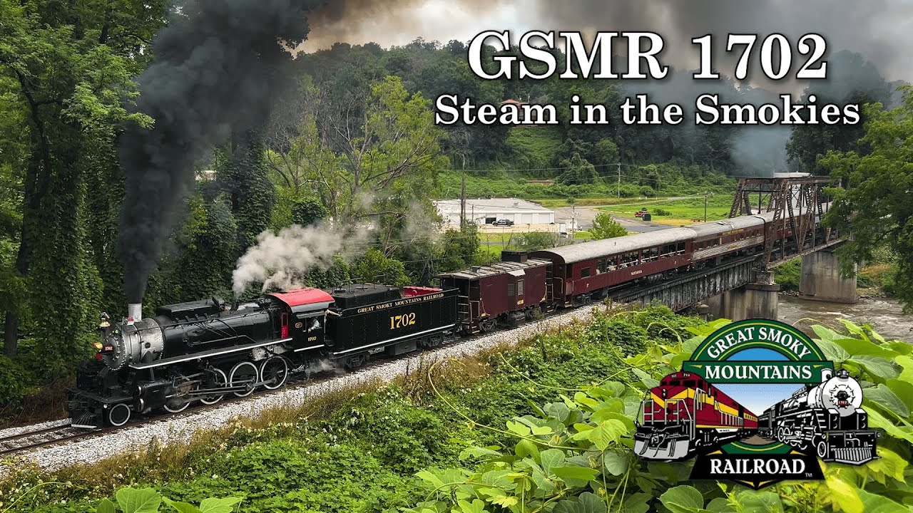 Steam in the Smokies - Great Smoky Mountains Railroad 1702 - August 1-2, 2025