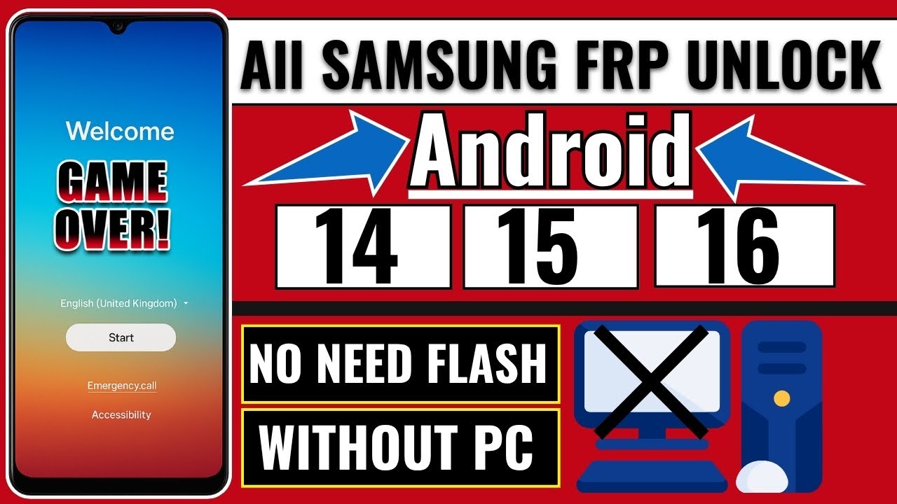 🔓 All Samsung FRP Unlock 2025 | Android 14&rarr;16 | New Security 2025 Method | No PC | Easy & Fast