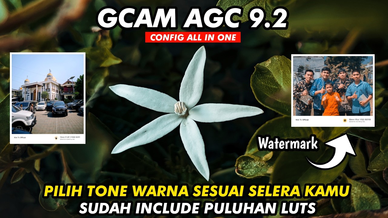 Versi Terbaru 🔥 Gcam AGC 9.2 + Config, Support Lut & Watermark
