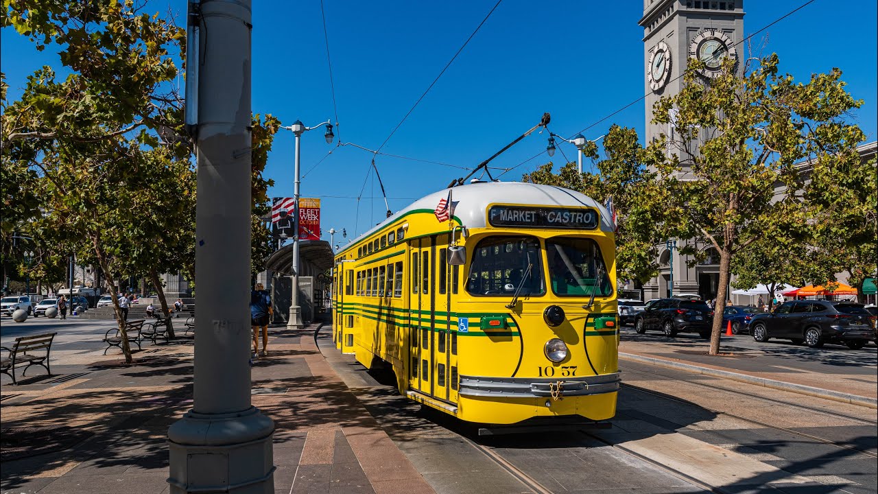 San Francisco Streetcars In Action (2025 Muni Heritage Weekend)