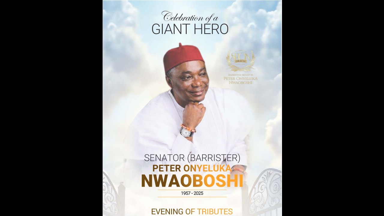 BURIAL RECEPTION OF LATE PETER NWAOBOSHI ESQ.