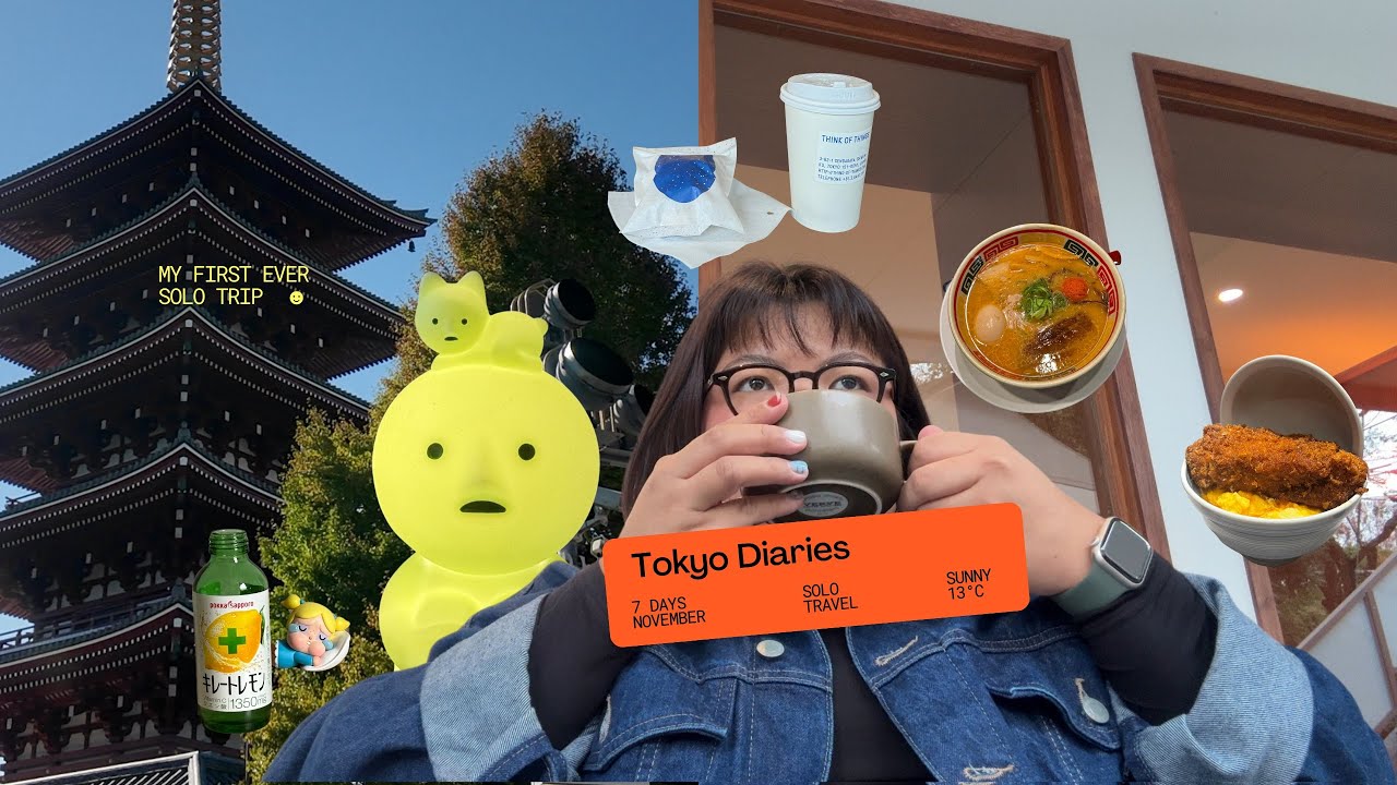 japan vlog 🇯🇵 my first ever solo trip, exploring tokyo, coffee and food recos