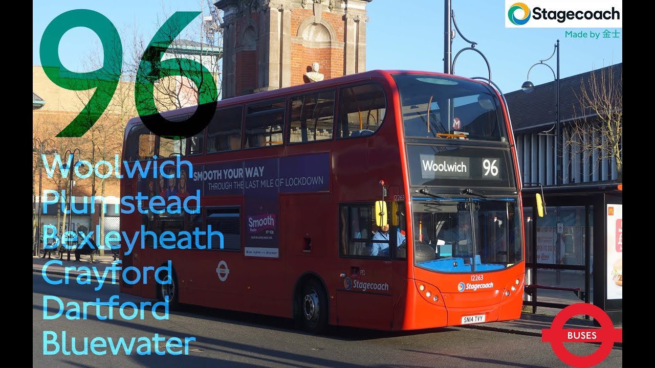 London Buses: Woolwich 96 Bluewater