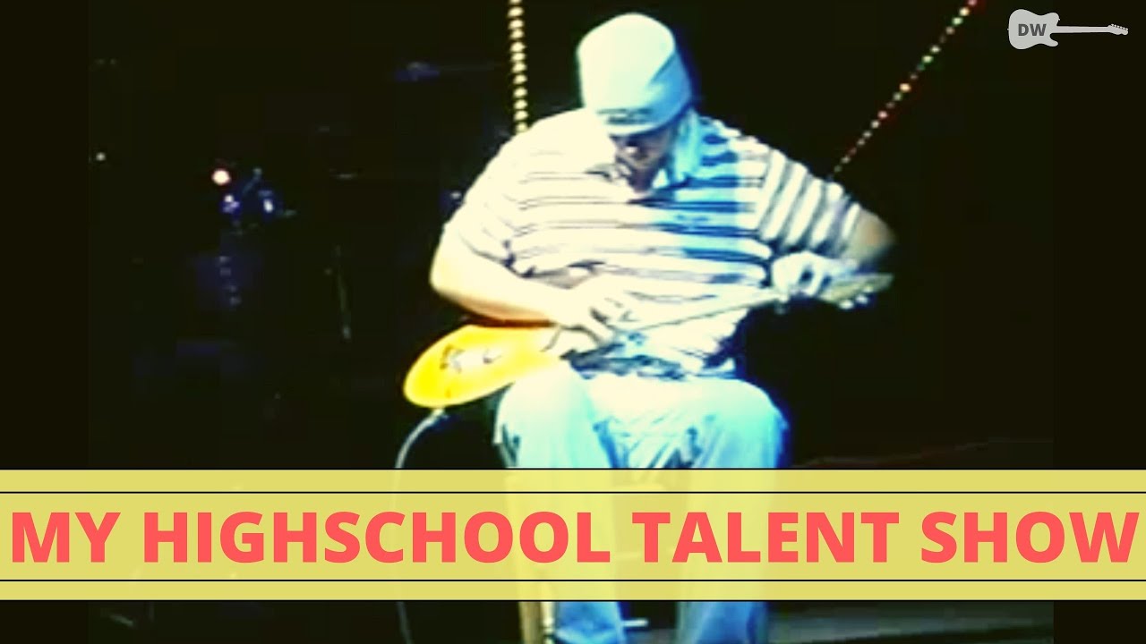 17 year old does WHAT with guitar!? - David Williams High School Talent Show