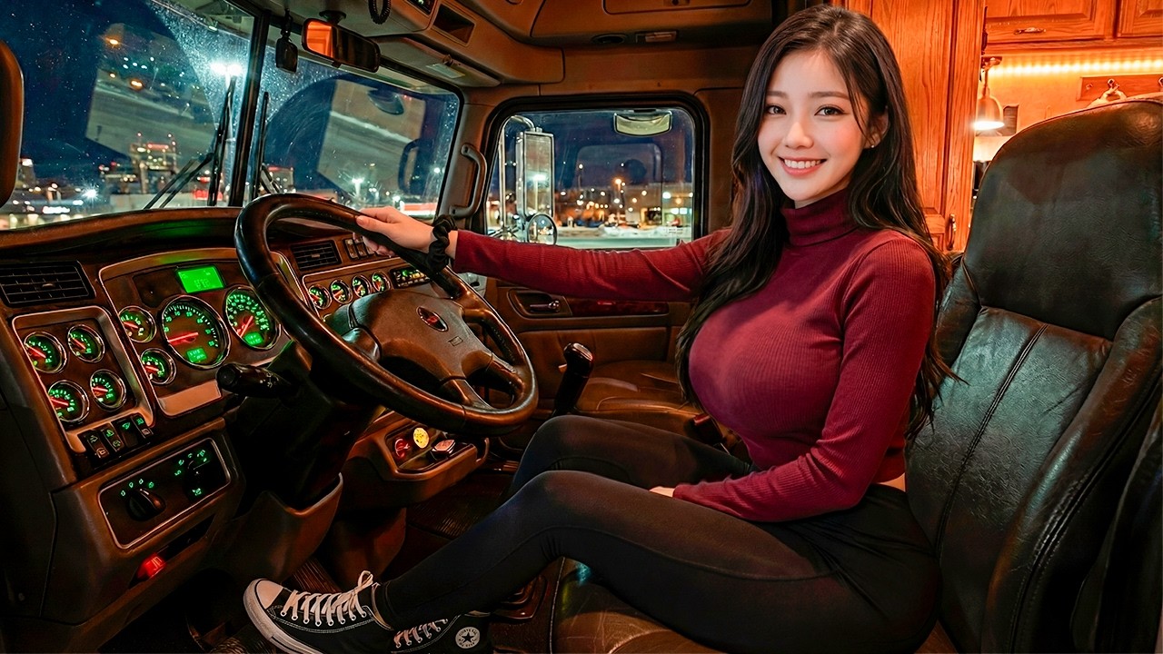 Hauling EXPLOSIVES on Alaska's Deadliest Ice Road: –35°C Hazmat Survival | Solo Female Trucker ASMR