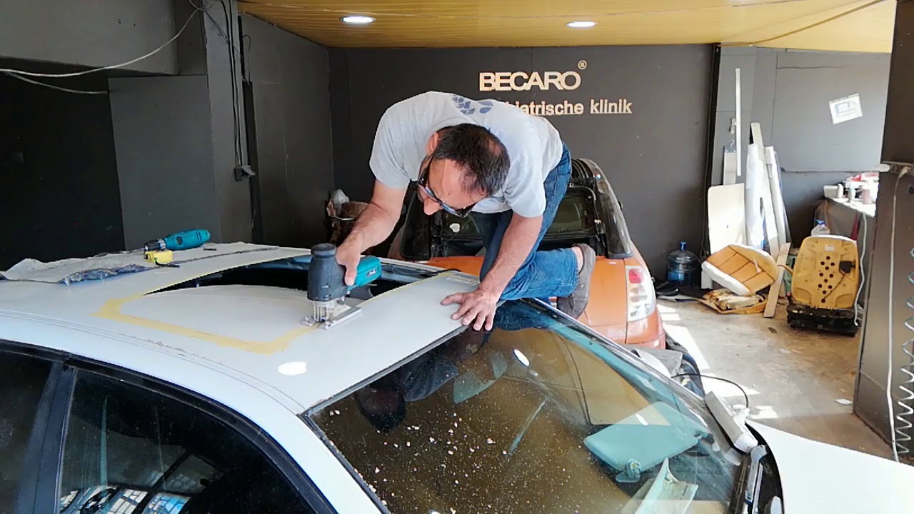 BMW E 39 TAVAN YENİLEME VE SUNROOF MONTAJI