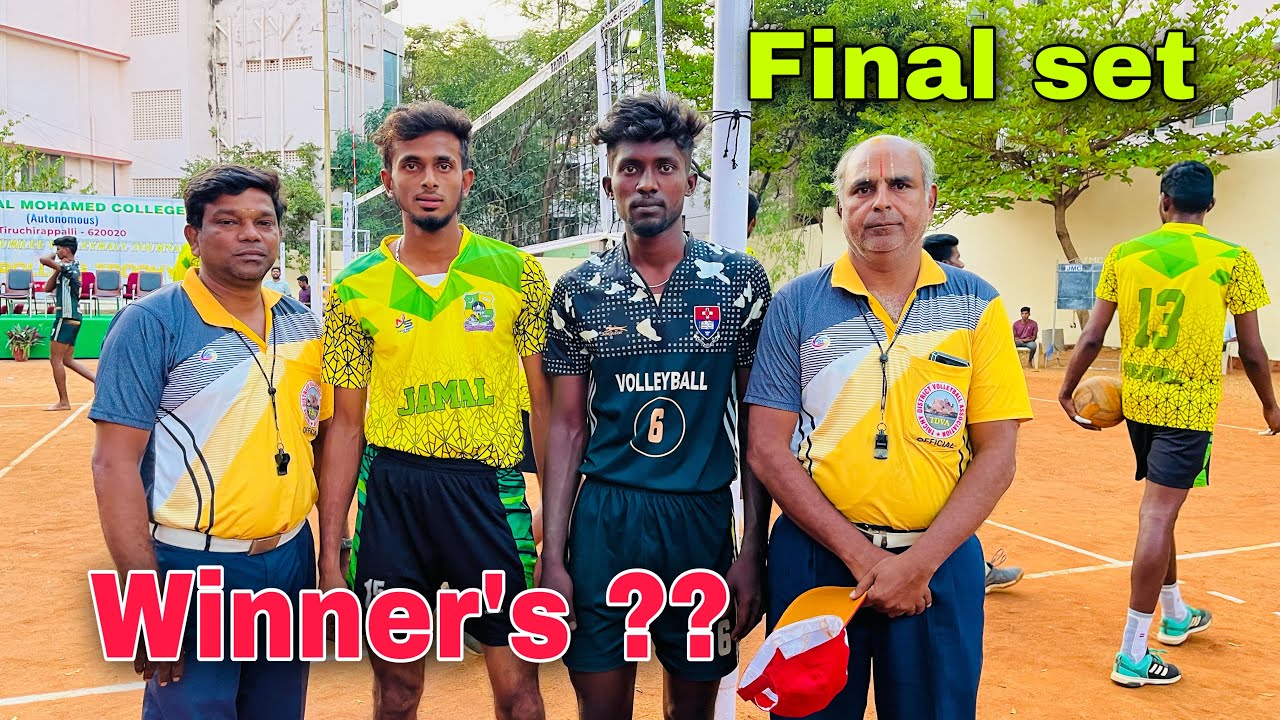 Winner’s ?? Final Set 🔥 Jamal Vs Sacred Heart College 💥 IOB Rolling Trophy