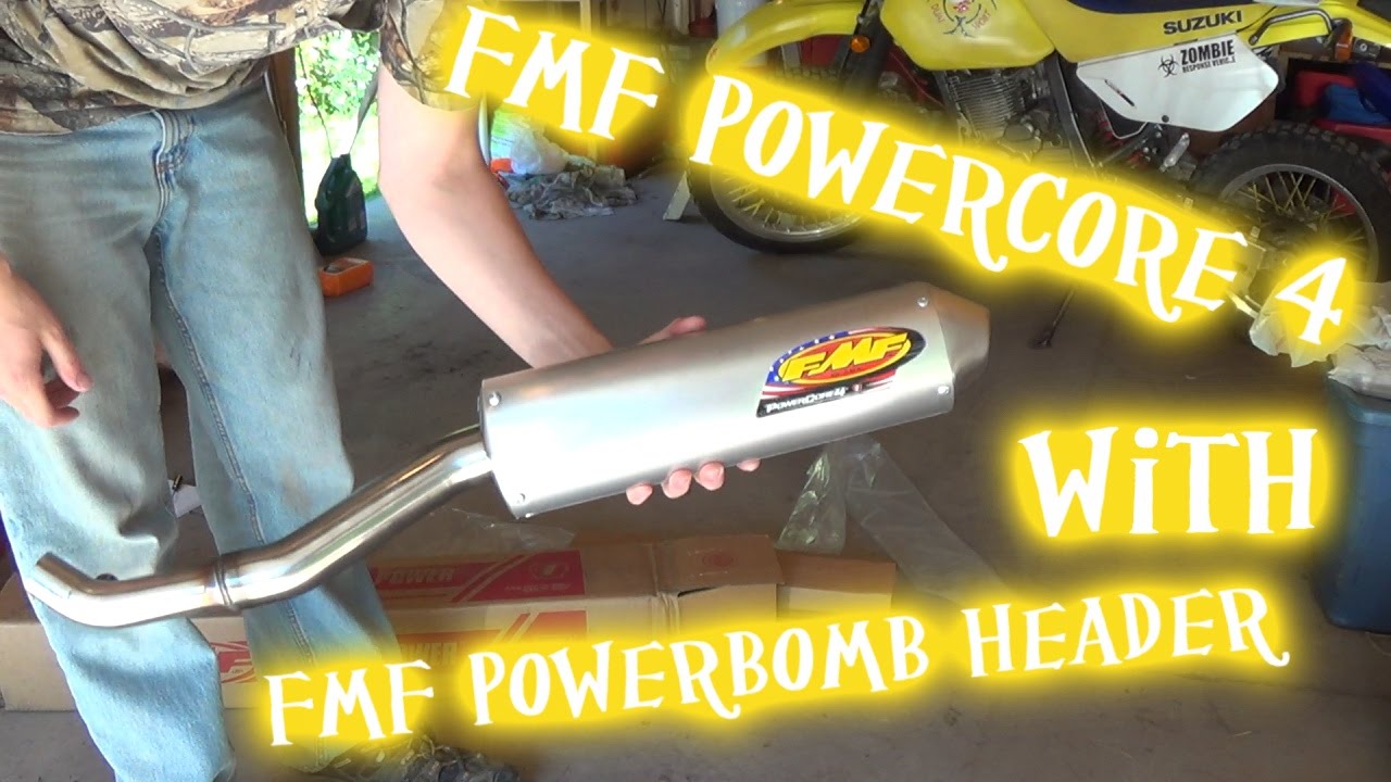 fmf powerbomb - fmf powercore 4 unboxing - Dr650