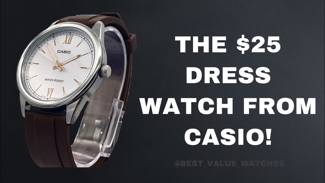 The $25 Dress Watch From Casio! | Casio MTP-V005L-7B3 Review #casiowatch #casio