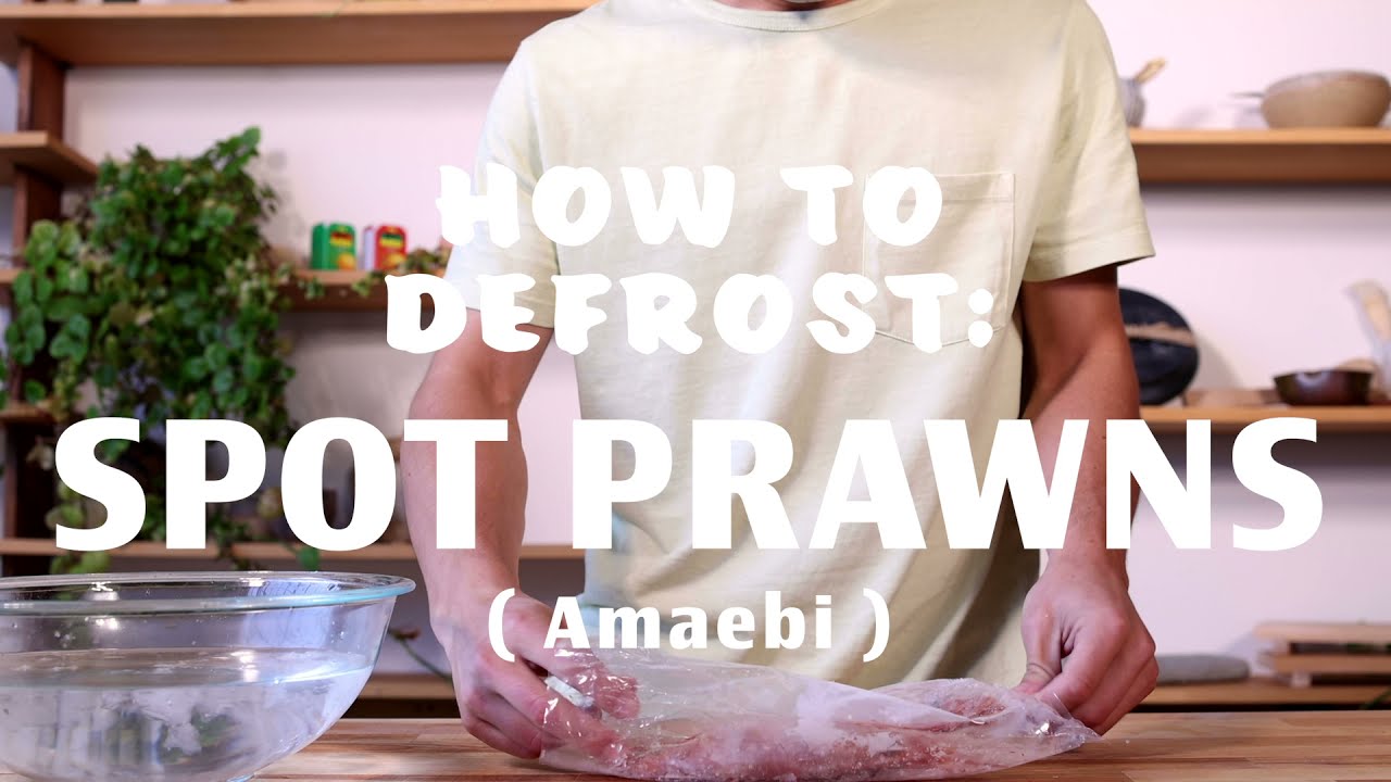 How to Prepare Spot Prawns (Amaebi) for Sushi or Cooking