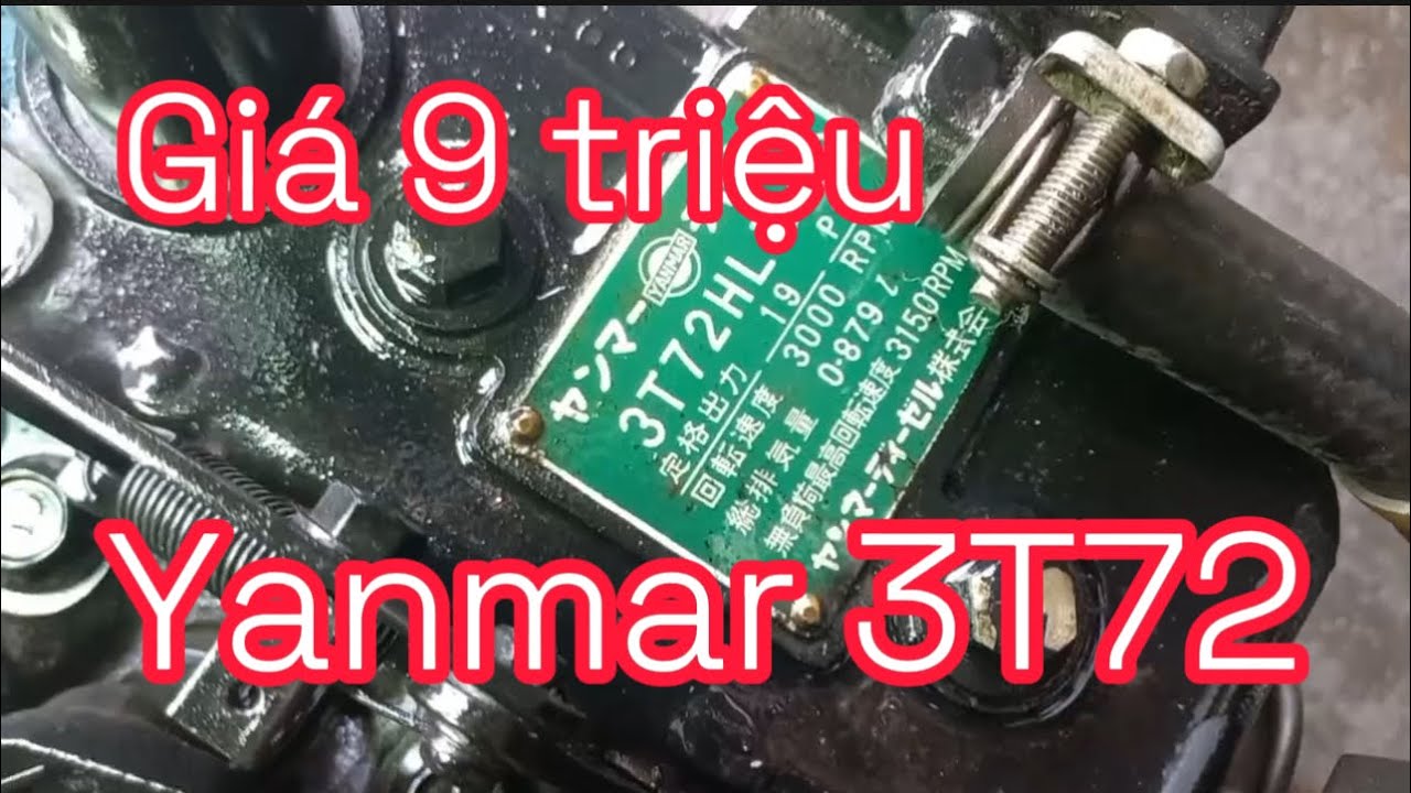 M&aacute;y yanma 3T72=19hp | tua 3000rpm | M&atilde; số (77) | gi&aacute; 9 triệu | LH 0938312207