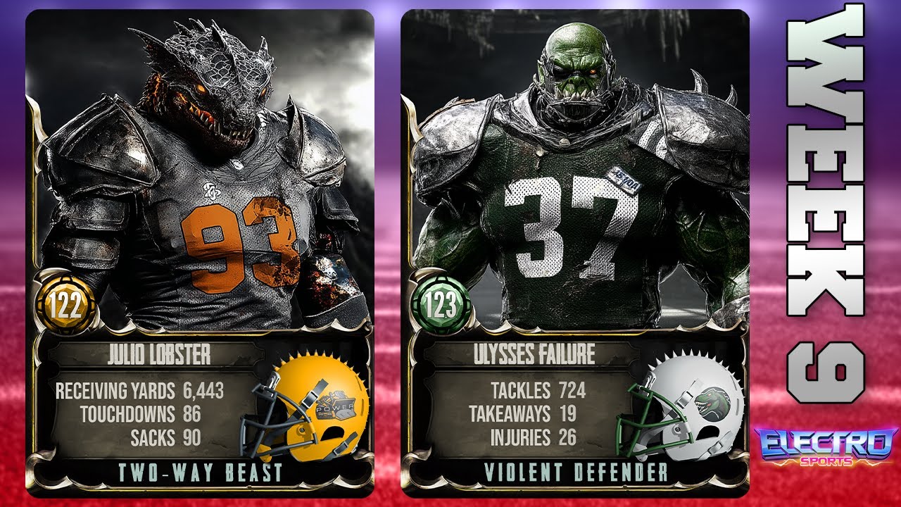 Cross conference thrillers - Brutalball week 9 season 6
