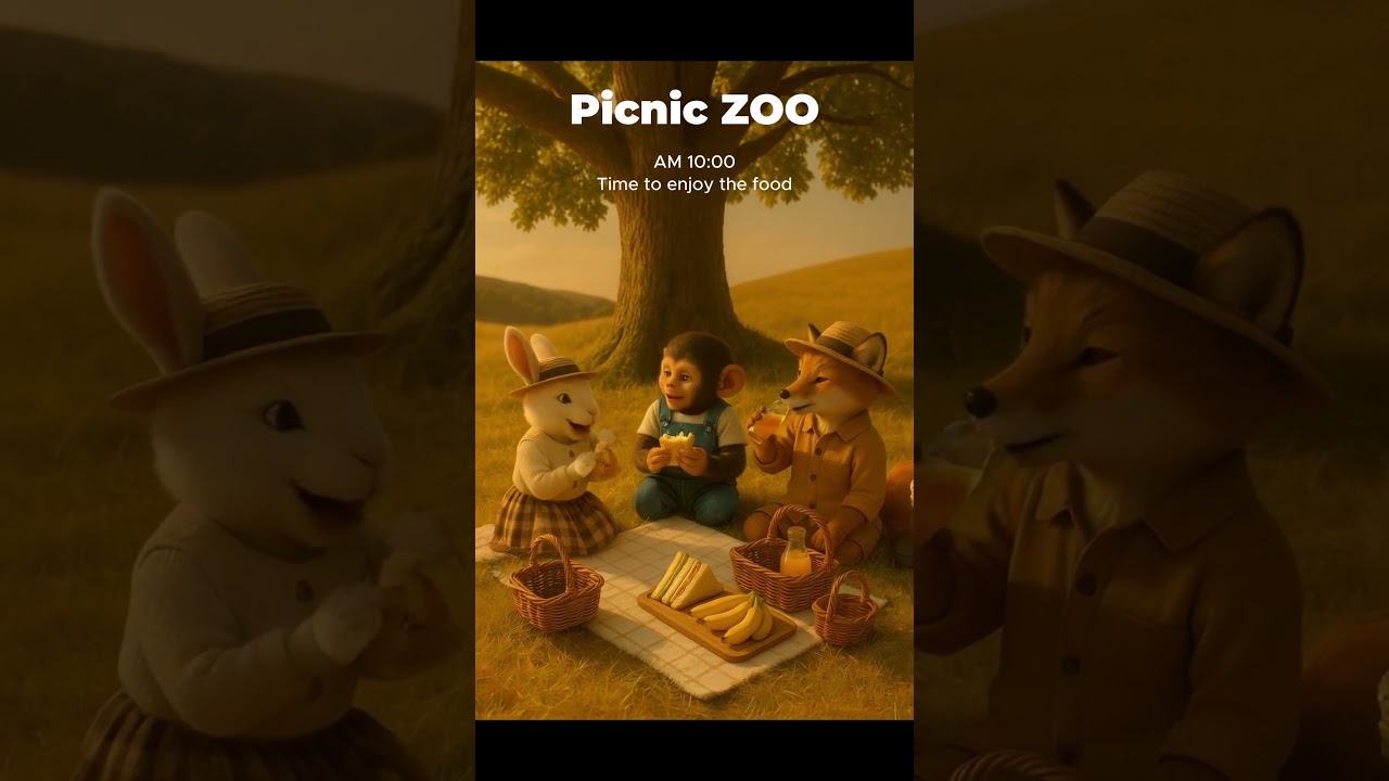 The Daily ZOO [Picnic ZOO] #Shorts #TheDailyZOO #ZOOlife #CuteAnimals #AnimalShorts #MiniatureWorld