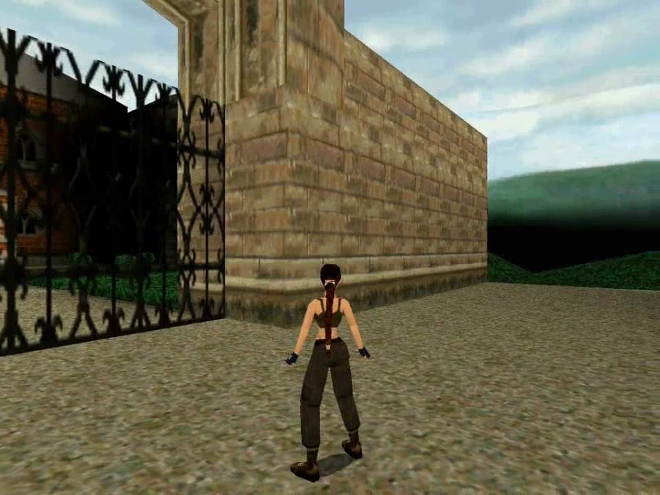 Tomb Raider 2 Croft Manor Rooftop & Outside the Gate