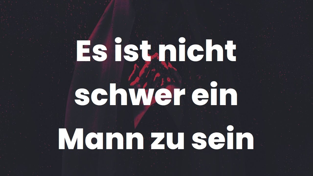 ⚠️ Es ist NICHT schwer ein Mann zu sein REDPILL, MGTOW, Mindset ernstzunehmender Mann, Maskulinität