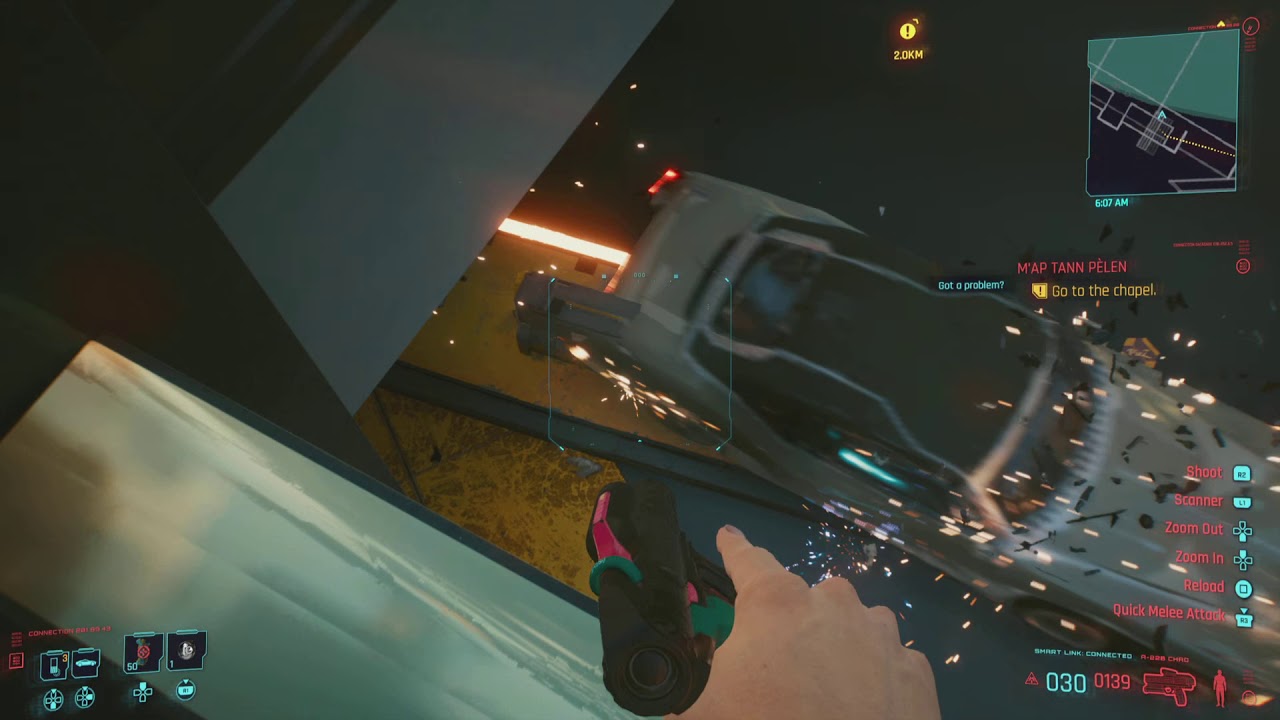 Cyberpunk 2077 AI Traffic Glitch