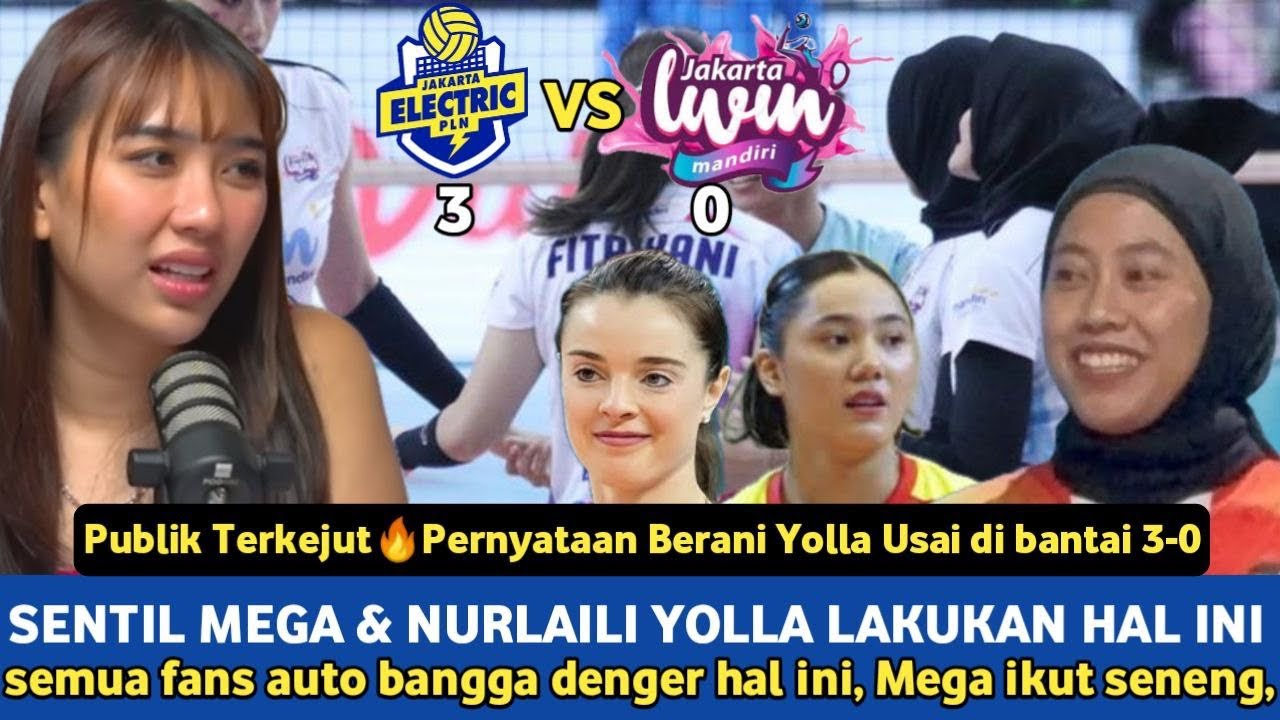 Mantap Bergetar🔥 Usai Kalah 3-0 dari Electric Yola Langsung Beri Pernyataan Jujur! Megawati Terkesan