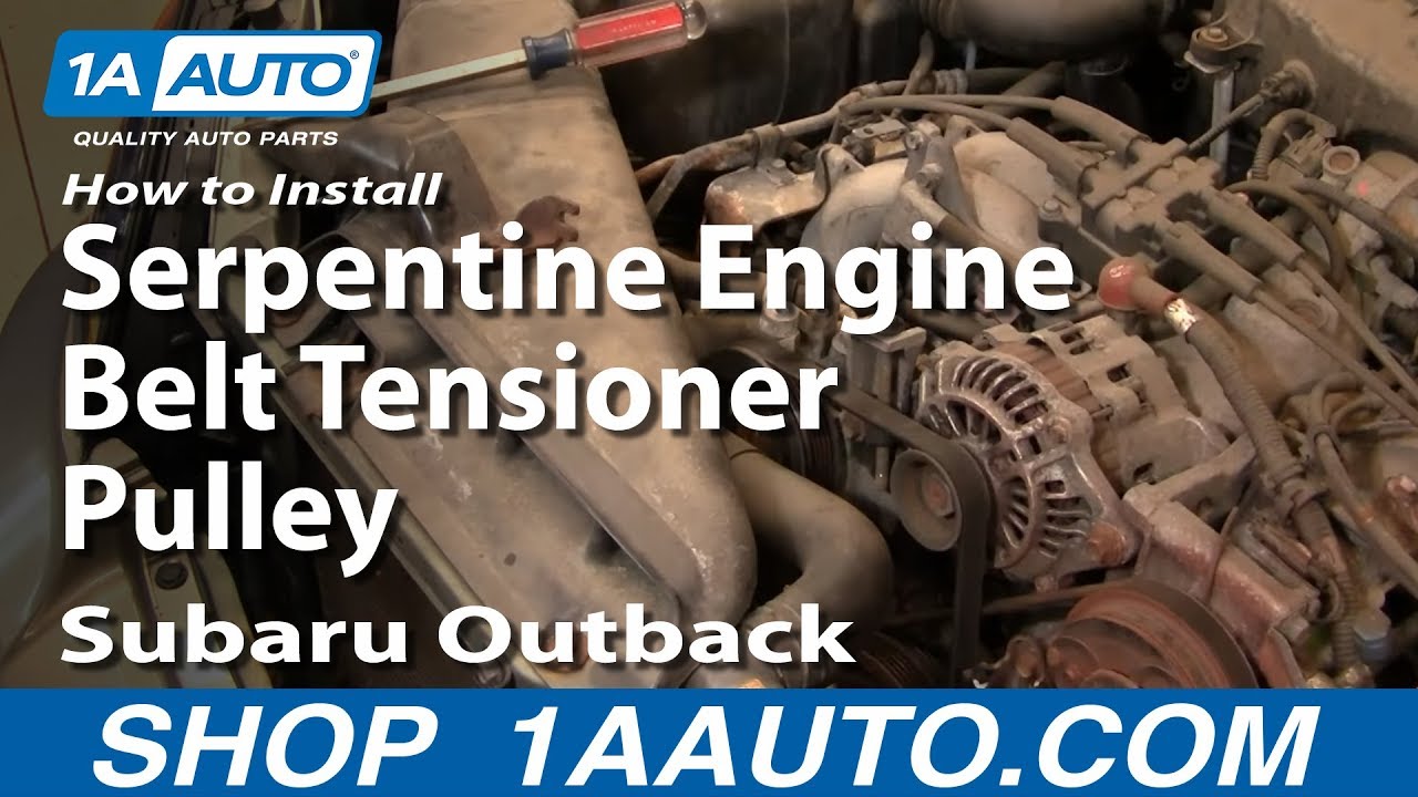 How to Replace Idler Pulley 00-09 Subaru Outback