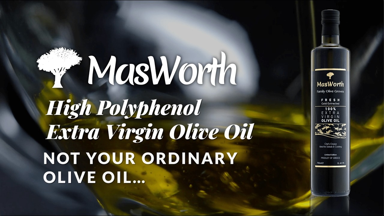 MasWorth Extra Virgin Olive Oil   High Polyphenol EVOO