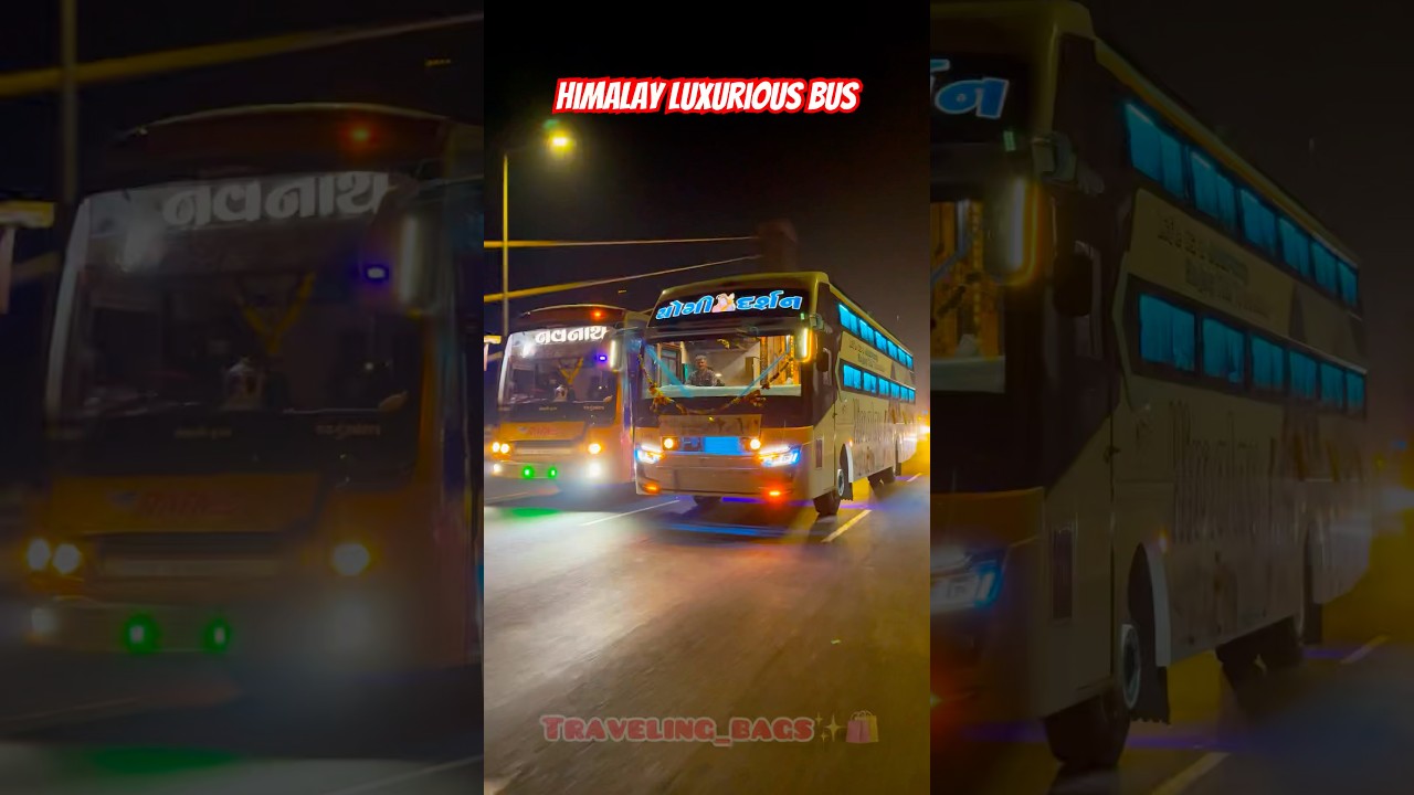 Yogi Darshan Himalay luxurious bus on road..|| 