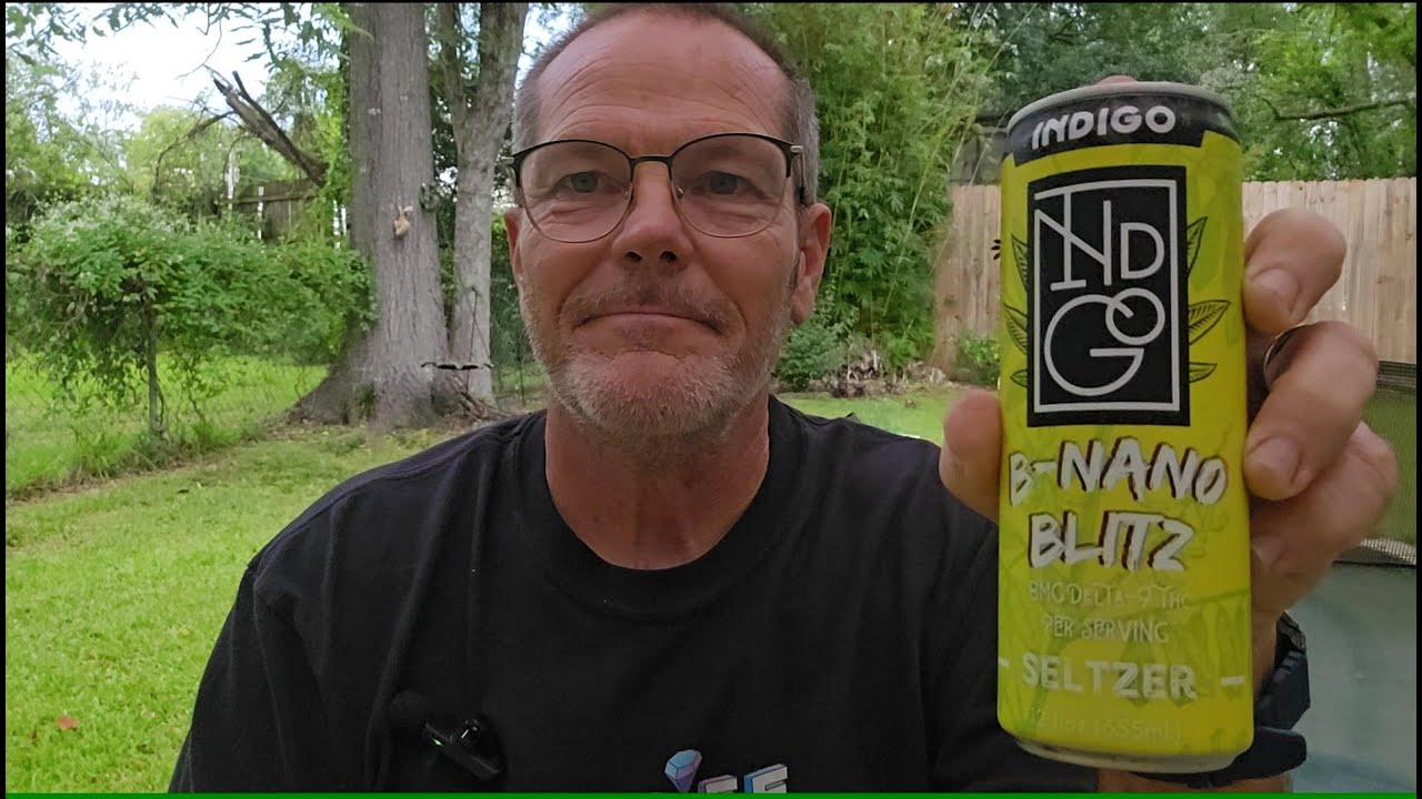 This THC seltzer was a good one: Indigo B Nano Blitz