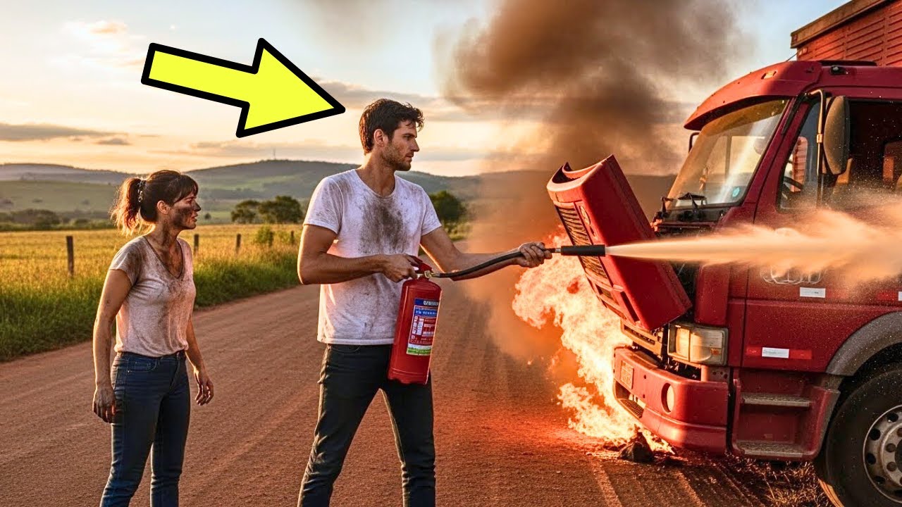 MECÂNICO HUMILDE SALVOU UM CAMINHÃO EM CHAMAS — SEM IMAGINAR QUE A DONA MILIONÁRIA ERA A...