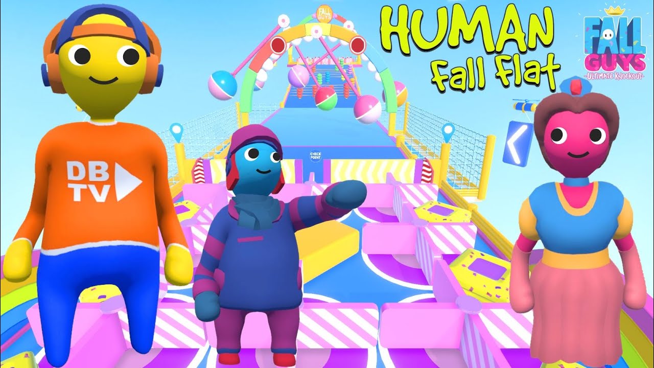 FALL GUYS ULTIMATE KNOCKOUT IN HUMAN FALL FLAT