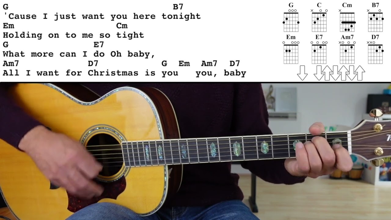 All I Want For Christmas Is You - Easy Guitar - 🎄🎸Mariah Carey
