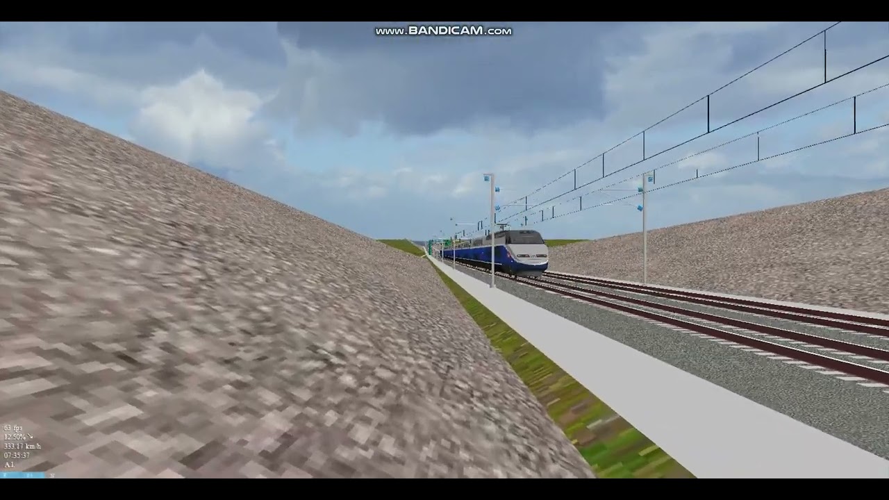 Openbve TGV Reseau Duplex is coming now