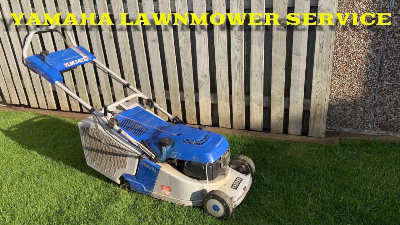 Yamaha YLM 342 Petrol Lawnmower Service.