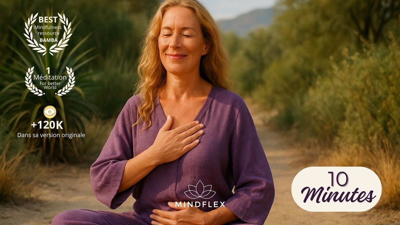 🌿 #Méditation guidée 10 minutes #dormir avec la chaleur d'été | #Reconnexion à soi #pleineconscience