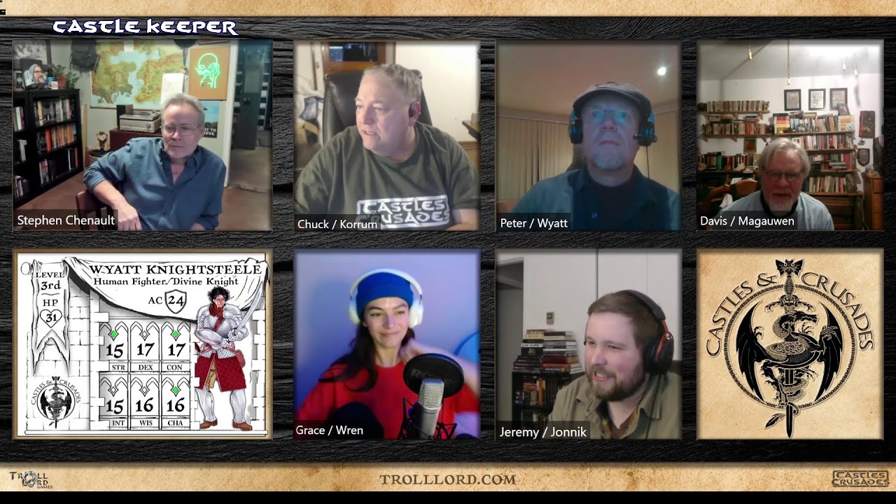 ⚔️ Castles & Crusades Actual Play: Ends Meet Ep.16 @TLG Staff⭐️#SIEGE #ttrpg #aihrde #giveaways