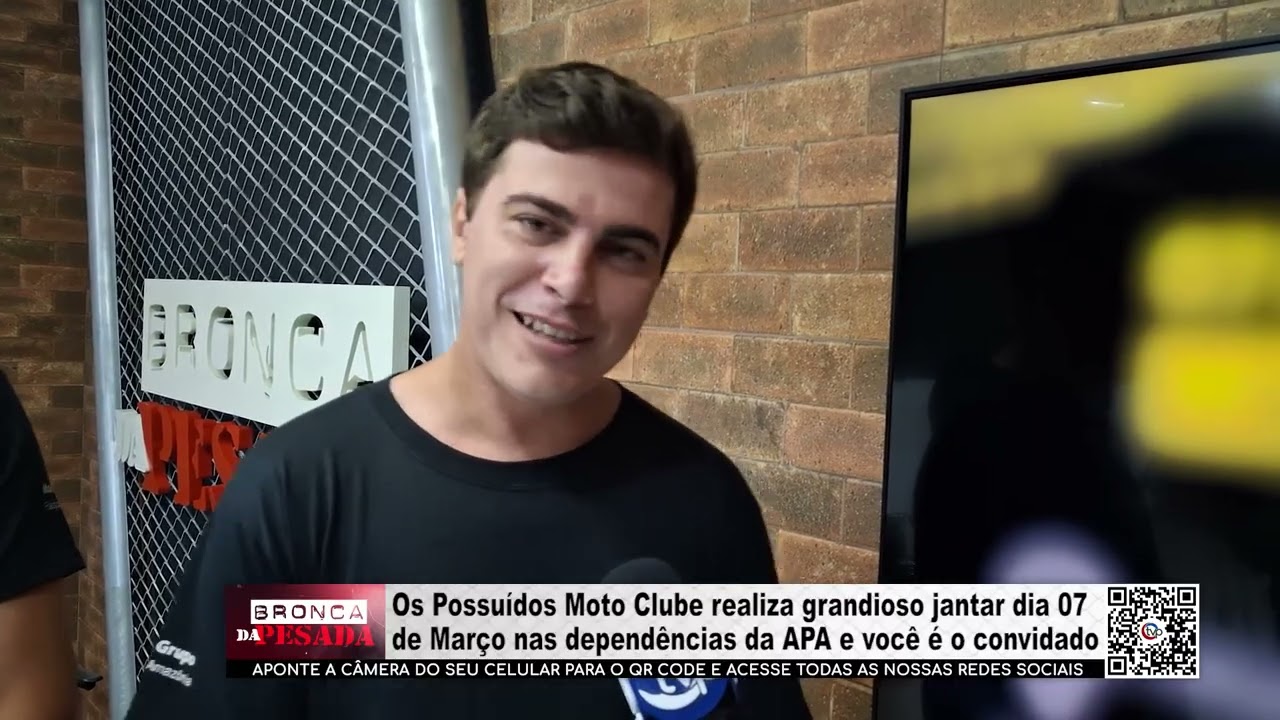 Os Possuídos Moto Clube realiza grandioso jantar dia 07 de Março nas dependências da APA e você