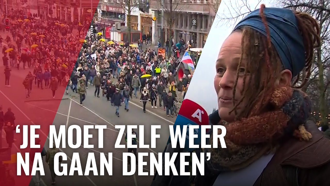 Opnieuw duizenden deelnemers bij coronademonstratie Museumplein