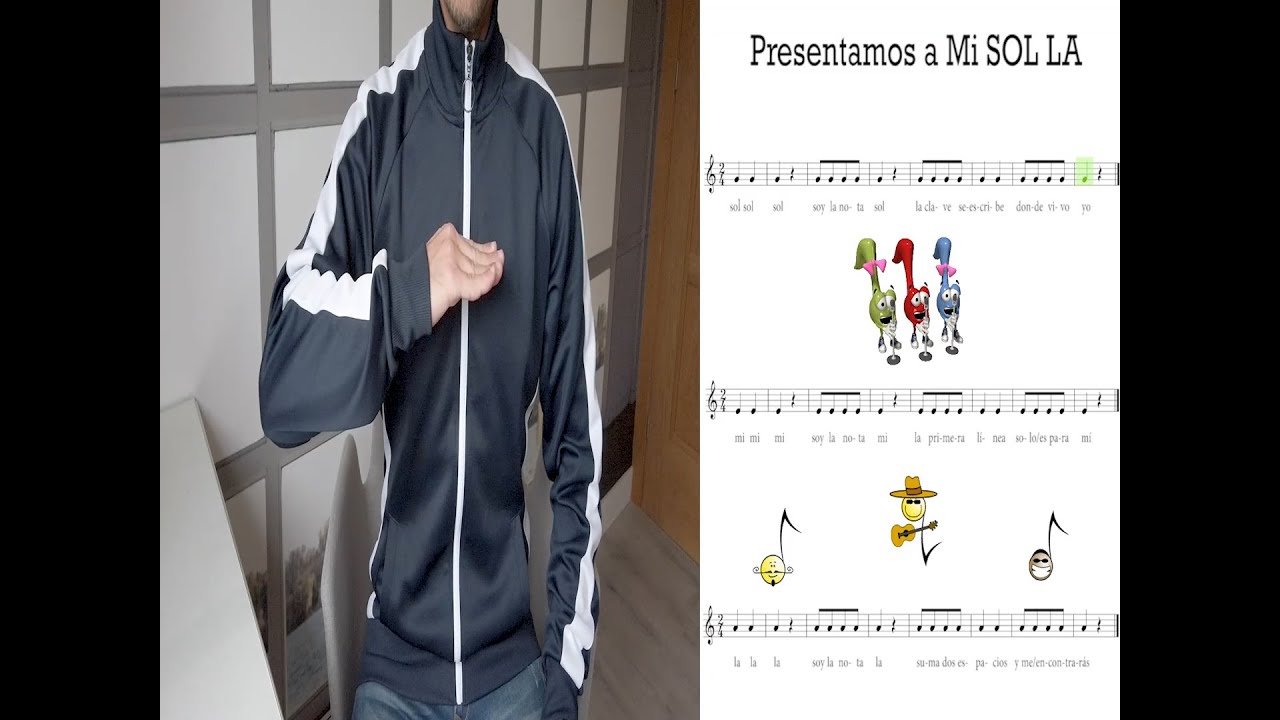 Lectura musical sencilla con las notas MI SOL LA