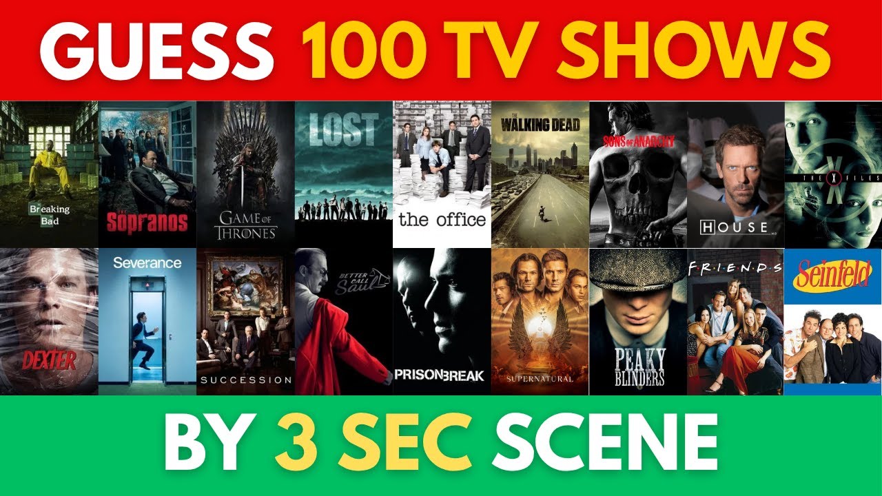 Guess 100 TV Shows by 3 Second Scene | TV Show Quiz Challenge